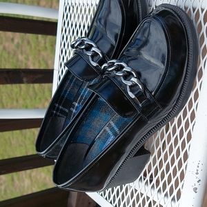 Vintage 90's Y2K REPORT chunky Bratz type shoes size 9 Chain detail